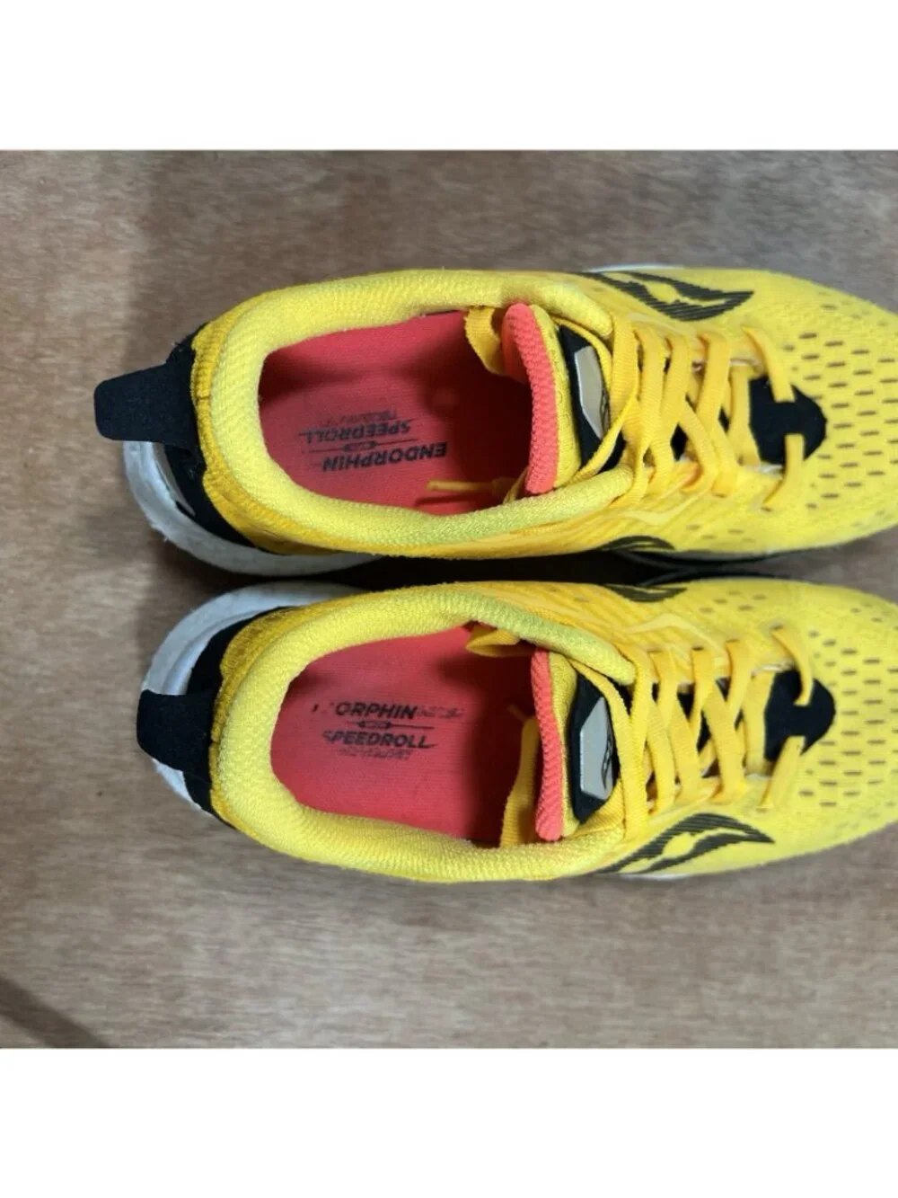 Saucony Endorphin Speed 2 Womens Running Shoes Sneakers Size 7 Yellow